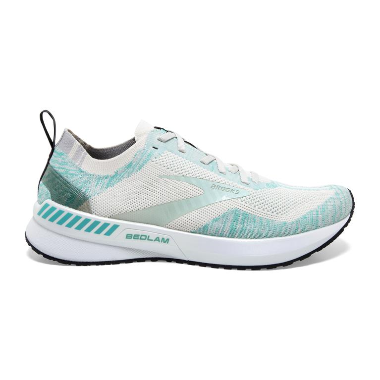 Brooks Womens Bedlam 3 Road Running Shoes - Jet Stream/Atlantis/Antarctica/Turquoise (095637-DGK)